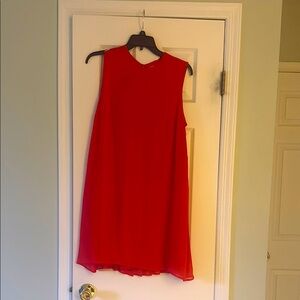 DR2 Vibrant Red Sleeveless Mini Dress